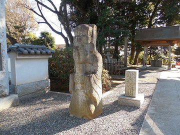 祇園寺の石仏（左側）