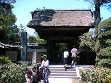 極楽寺の門