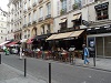 フランスはパリのビュシー通り10番街のカフェ